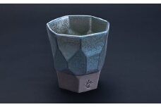 【美濃焼】 つばめ工房 黒土 フリーカップ ブルーメタリック 瑞浪市 / 大恵 陶磁器 食器 ギフト [AZBG007]