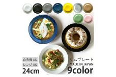【美濃焼】 リムプレート 24cm 白マット / 窯元ロングアイランド [AZCU154]