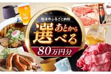 【あとから選べる】 岐阜県瑞浪市ふるさとギフト 80万円分 [AZDD017]