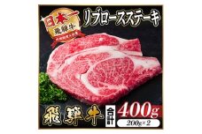 レビューキャンペーン実施中!飛騨牛　リブロース　ステーキ　400g【1487348】