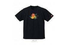 JTTA公認　卓球ユニフォーム＜男女兼用(ドライ):Lサイズ＞フラワー　ブラック【1518788】