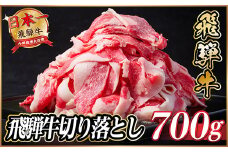 飛騨牛　切り落とし　約700g(約350g×2)＜冷蔵便＞A4～A5等級 黒毛和牛 小分け【1534687】