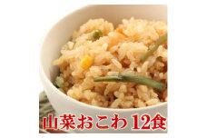 山菜おこわ(高山市産「たかやまもち」使用)　12食セット【1567017】