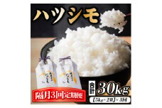 ＜2ヵ月毎定期便＞岐阜県産ハツシモ　10kg(精米5kg×2袋)全3回【4059534】