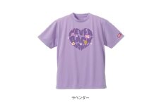 JTTA公認　卓球ユニフォーム＜男女兼用(ドライ):Lサイズ＞ネバーバックダウンA　ラベンダー【1656804】