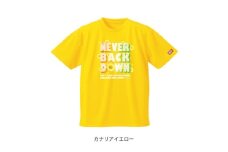 JTTA公認　卓球ユニフォーム＜男女兼用(ドライ):Sサイズ＞ネバーバックダウンB　カナリア【1658084】