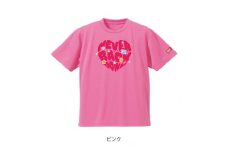 JTTA公認　卓球ユニフォーム＜男女兼用(ドライ):XXLサイズ＞ネバーバックダウンA　ピンク【1658593】