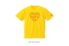 JTTA公認　卓球ユニフォーム＜男女兼用(ドライ):Mサイズ＞ネバーバックダウンA　カナリア【1658642】