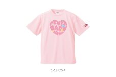 JTTA公認　卓球ユニフォーム＜男女兼用(ドライ):Lサイズ＞ネバーバックダウンA　ライトピンク【1658780】