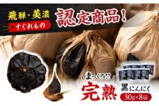 飛騨・美濃すぐれものに認定！ 恵那産 完熟黒にんにく 8袋 /黒にんにく 黒ニンニク 完熟 免疫力アップ 美肌 / 恵那市 / 東野 [AUCI001]