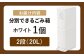 ダストボックススリム 分別2段 20L ホワイト 1個