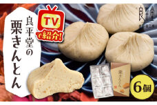 ＼キャンペーン実施中！／栗きんとん6個 / 栗 くり 栗きんとん くりきんとん 和菓子 スイーツ / 恵那市 / 良平堂 [AUDB014]