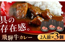 -あふひ 贅の極み- 飛騨牛カレー 2人前×3個セット / レトルトカレー ご当地カレー 常温保存 時短 / 恵那市 / テンポイント [AUEU002]