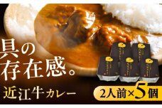 -あふひ 贅の極み- 近江牛カレー レトルト 2人前×5個セット ビーフカレー レトルトカレー 保存食 恵那市 / テンポイント [AUEU018]