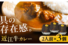 -あふひ 贅の極み- 近江牛カレー レトルト 2人前×3個セット ビーフカレー レトルトカレー 保存食 恵那市 / テンポイント [AUEU020]