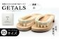 GETALS(ゲタル) 東濃ひのきの五本指下駄 25サイズ 鼻緒 白