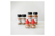 LGASIA （ルガシア） オリジナルスパイスAJIME 15g×2本 50g×2本 100g×2本 / アウトドア キャンプ スパイス 調味料 / 恵那市 / ＭＡＣ [AUDM032]