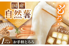 自然薯冷凍とろろ（1パック）180g / 自然薯 とろろ 山芋 やまいも 冷凍 小分け / 恵那市 / 水戸屋 [AUFZ001]
