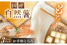 自然薯冷凍とろろ（180g×3）540g / 自然薯 とろろ 山芋 やまいも 冷凍 小分け / 恵那市 / 水戸屋 [AUFZ003]