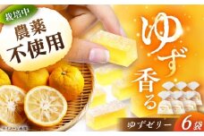ゆずゼリー 6袋 / ゼリー ゆずゼリー お菓子 柚子 ゆず / 恵那市 / かさぎゆず組合 [AUAW015]