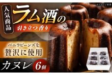 カヌレ 6個入り / スイーツ お菓子 カヌレ 焼き菓子 / 恵那市 / かめや菓子舗 [AUAZ011]