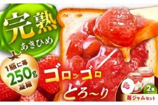 苺ジャム2種セット / いちご 苺 イチゴ あきひめ 国産 イチゴジャム ジャム 栄養 効果 美味しい 瓶詰め ギフト 贈答 プレゼント パン トースト 朝食 ヨーグルト アレンジ / 恵那市 / 阿部農園 [AUGA004]