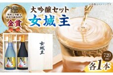 【贈答用】 大吟醸セット 720ml×2 桐箱入り / 日本酒 お酒 地酒 純米酒 大吟醸酒 / 恵那市 / 岩村醸造 [AUAK011]