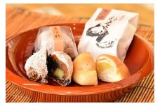 和菓子（利平ぐり14個と冬古柿10個）詰め合わせ | 和菓子処 満つ葉 お菓子 菓子 スイーツ 栗 柿 おやつ M21S12