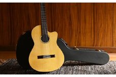 【 アコースティックギター 】K.Yairi VINCENT VC-11c ｜VINCENT ハードケース付き アコースティック ギター 楽器 弦楽器 音楽