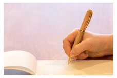 【レビューキャンペーン対象商品】ふるさとの木を身近に感じる《アベマキボールペン -honest-》 1本（ペン用ケース入り） | ツバキラボ ペン 文具 文房具 筆記用具 ケース入り ボールペン 贈り物 ギフト M44S29