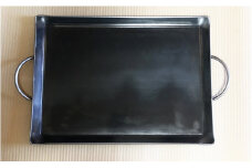【レビューキャンペーン対象商品】バーベキュー用 極厚鉄板 ファミリー用 （約360mm × 260mm）｜カナメ工業 鉄板 キャンプ用品 アウトドア用品 キャンプ アウトドア BBQ M20S47