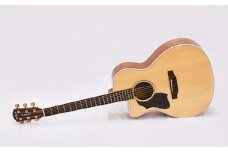 【レビューキャンペーン対象商品】【左用アコースティックギター】K.Yairi VINCENT VM-9c-LH | ハードケース付き ギター 楽器 弦楽器 音楽 左利き