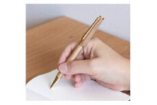 【レビューキャンペーン対象商品】ふるさとの木を身近に感じる《アベマキボールペン -slen-》1本（ペン用ケース入り） | ツバキラボ ペン 文具 文房具 筆記用具 ケース入り ボールペン 贈り物 ギフト M36S17
