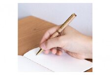 【レビューキャンペーン対象商品】ふるさとの木を身近に感じる 《アベマキ ボールペン -slimline- 》1本 （ペン用ケース入り） | ツバキラボ ペン 文具 文房具 筆記用具 ケース入り ボールペン 贈り物 ギフト M27S22