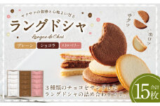 【レビューキャンペーン対象商品】Bon Bonne ラングドシャ（15枚） ショコラ ストロベリー プレーン チョコ チョコレート お菓子 菓子 スイーツ ギフト
