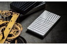 【レビューキャンペーン対象商品】ジュラルミン 名刺入れ （浪格 銀） ｜美光技研 名刺ケース 名刺入れ 名刺入 アルミ