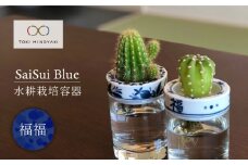 【美濃焼】SaiSui Blue（福福）【大東亜窯業】【TOKI MINOYAKI返礼品】 鉢 プランター インテリア[MAG005]