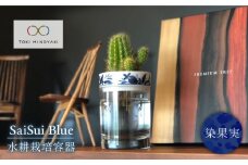 【美濃焼】SaiSui Blue（染果実）【大東亜窯業】【TOKI MINOYAKI返礼品】鉢 プランター インテリア [MAG004]