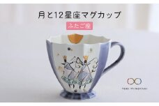 【美濃焼】Koyomi 月と12星座 マグカップ  ふたご座【buzan 武山窯】【TOKI MINOYAKI返礼品】食器 コーヒーカップ ティーカップ [MBA003]