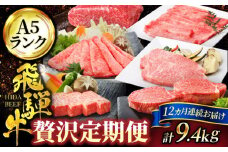 【12回定期便】1年間お届けする 飛騨牛 贅沢定期便コース【有限会社マルゴー】 もも肉 ヒレ肉 ロース サーロイン イチボ ランプ [MBE038]
