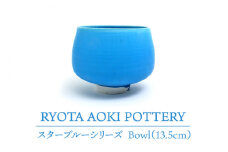 【美濃焼】 スターブルー Bowl (13.5cm) 【RYOTA AOKI POTTERY/青木良太】 [MCH068]