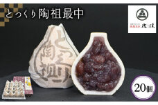 ＜土岐市観光協会推奨品の銘菓＞ とっくり最中 (20個入り) 【虎渓渡辺製菓】和菓子 餡子 スイーツ  [MCM001]