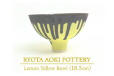 【美濃焼】 Lemon Yellow Bowl (約18cm) 【RYOTA AOKI POTTERY/青木良太】 [MCH025]