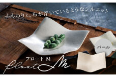 【美濃焼】 フロートM (pearl) 【JYUZAN-寿山-】 食器 プレート 皿 [MCN022]