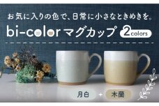 【美濃焼】 bi-color マグカップ 2色セット (月白・木蘭) 【山二製陶所】 食器 マグ コーヒーカップ [MDA005]