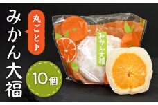 ＜ジューシーでモチモチ＞ 丸ごとみかん大福 (10個入り) 【虎渓渡辺製菓】和菓子 スイーツ フルーツ大福 [MCM006]