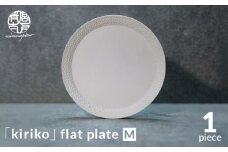 【美濃焼】HINOMIYA 「kiriko」flat plate M【陶芸家・宮下将太】食器 皿 プレート [MDL001]