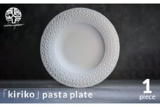 【美濃焼】HINOMIYA 「kiriko」 pasta plate【陶芸家・宮下将太】食器 皿 プレート [MDL006]