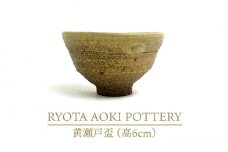 【美濃焼】黄瀬戸盃（高6cm）【RYOTA AOKI POTTERY/青木良太】/ 陶芸家 [MCH249]