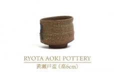 【美濃焼】黄瀬戸盃（高6cm）【RYOTA AOKI POTTERY/青木良太】/ 陶芸家 [MCH251]